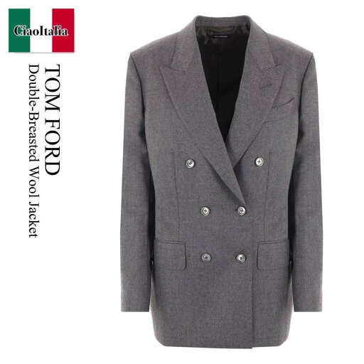 【数量限定・在庫限り・早い者勝ち!】 トム・フォード / Tom Ford Double-Breasted Wool Jacket / GI2971FAX1281 / GI2971FAX1281 IG16 / GI2971FAX1281IG16 / ジャケット 【数量限定・在庫限り・早い者勝ち!】 トム・フォード / Tom Ford Double-Breasted Wool Jacket / GI2971FAX1281 / GI2971FAX1281 IG16 / GI2971FAX1281IG16 / ジャケット