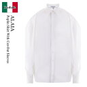 【数量限定・在庫限り・早い者勝ち!】 アズディンアライア / Alaia Poplin Shirt With Cut-Out Sleeves / AA9C095...
