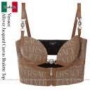 【数量限定・在庫限り・早い者勝ち!】 ヴェルサーチェ / Versace Versace Allover Jacquard Canvas Bralette To...