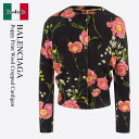 【数量限定・在庫限り・早い者勝ち!】 バレンシアガ / Balenciaga Poppy Print Wool Cropped Cardigan / 76952...