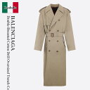 【数量限定・在庫限り・早い者勝ち!】 バレンシアガ / Balenciaga Double-Breasted Oversized Trench Coat / 7...