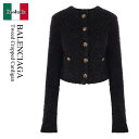 【数量限定・在庫限り・早い者勝ち!】 バレンシアガ / Balenciaga Tweed Cropped Cardigan / 793604 T3328 / 7...