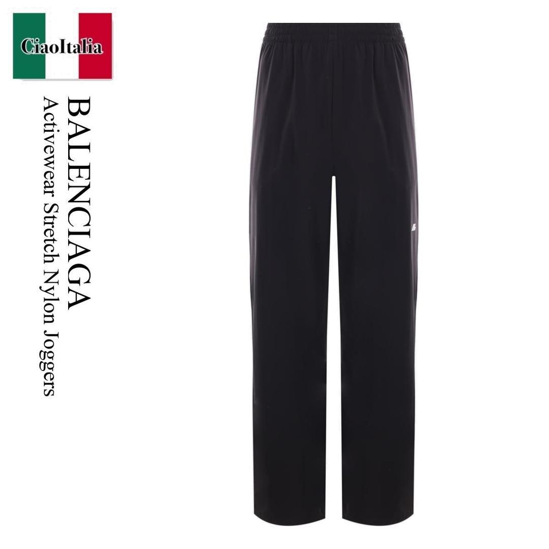 【数量限定・在庫限り・早い者勝ち!】 バレンシアガ / Balenciaga Activewear Stretch Nylon Joggers / 794773 TQO35 / 794773 TQO35 1000 / 794773TQO35 / 794773TQO351000 / トラックパンツ・ジャージ