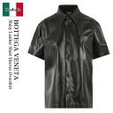 【数量限定・在庫限り・早い者勝ち!】 ボッテガ・ヴェネタ / Bottega Veneta Shiny Leather Short Sleeves Oversh...