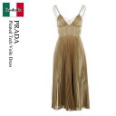 【数量限定・在庫限り・早い者勝ち!】 プラダ / Prada Pleated Tech Voile Dress / P3I80S F0037 / P3I80S ...