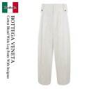 【数量限定・在庫限り・早い者勝ち!】 ボッテガ・ヴェネタ / Bottega Veneta Cotton Blend Wide Leg Pants With Insignas / 729372 VA5Y0 / 729372 VA5Y0 9068 / 729372VA5Y0 / 729372VA5Y09068 / パンツ