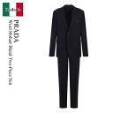 【数量限定・在庫限り・早い者勝ち!】 プラダ / Prada Wool Mohair Blend Two-Piece Suit / UAF420 F0008 /...