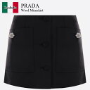 【数量限定・在庫限り・早い者勝ち!】 プラダ / Prada Wool Miniskirt / P138XG F0002 / P138XG SOOO477 F0...