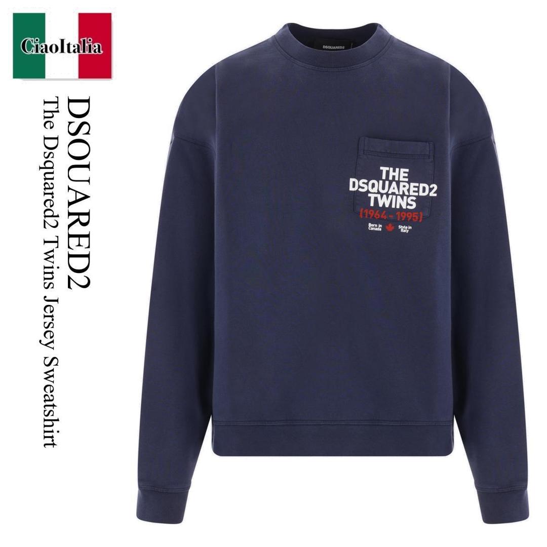 Dsquared2 ロコフリント長袖スウェットシャツ 【関税込】 楽天市場】DSQUARED2(カラーネイビー)(スウェット
