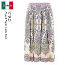 【数量限定・在庫限り・早い者勝ち!】 エトロ / Etro Printed Poplin Circle Skirt / WRFA0 800 / WRFA0 11...
