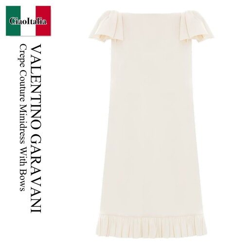 【数量限定・在庫限り・早い者勝ち!】 バレンチノ / Valentino Garavani Crepe Couture Minidress With Bows / 6B3VAEQ01CF / 6B3VAEQ01CF A03 / 6B3VAEQ01CFA03 / ワンピース 【数量限定・在庫限り・早い者勝ち!】 バレンチノ / Valentino Garavani Crepe Couture Minidress With Bows / 6B3VAEQ01CF / 6B3VAEQ01CF A03 / 6B3VAEQ01CFA03 / ワンピース