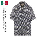 【数量限定・在庫限り・早い者勝ち!】 バレンチノ / Valentino Garavani Toute La V Print Poplin Bowling Sh...