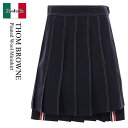 【数量限定・在庫限り・早い者勝ち!】 トム ブラウン / Thom Browne Pleated Wool Miniskirt / FGC402N00473 /...