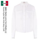 【数量限定・在庫限り・早い者勝ち!】 ブルネロクチネリ / Brunello Cucinelli Stretch Poplin Shirt With Shiny...