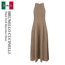 【数量限定・在庫限り・早い者勝ち!】 ブルネロクチネリ / Brunello Cucinelli Fluid Twill Sleeveless Dress / ...