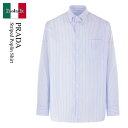 【数量限定・在庫限り・早い者勝ち!】 プラダ / Prada Striped Poplin Shirt / UCN593 F0K2U / UCN593 SOOO...