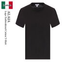 【数量限定・在庫限り・早い者勝ち!】 アズディンアライア / Alaia Logo Embroidered Cotton T-Shirt / AA9H0431J...