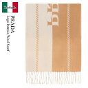 【数量限定・在庫限り・早い者勝ち!】 プラダ / Prada Logo Intarsia Wool Scarf / 1FS057 F0BF1 / 1FS057 ...