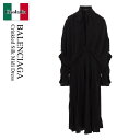 【数量限定・在庫限り・早い者勝ち!】 バレンシアガ / Balenciaga Crinkled Silk Midi Dress / 814150 TRN03 /...