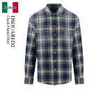 【数量限定・在庫限り・早い者勝ち!】 ディースクエアード / Dsquared2 Check Flannel Shirt / S74DM0899 D35206 ...