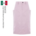 【数量限定・在庫限り・早い者勝ち!】 グッチ / Gucci Logo Embroidered Canvas Midi Skirt / 817067 Z7AHS...