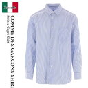【数量限定・在庫限り・早い者勝ち!】 コムデギャルソン / Comme Des Garcons Shirt Striped Cupro Shirt / FZB1...