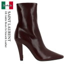 【数量限定・在庫限り・早い者勝ち!】 サンローラン / Saint Laurent Jill Ankle Boots In Smooth Leather / 8...
