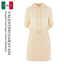 【数量限定・在庫限り・早い者勝ち!】 バレンチノ / Valentino Garavani Jacquard And Crepe Couture Minidre...