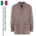【数量限定・在庫限り・早い者勝ち!】 バレンチノ / Valentino Garavani Cotton Pyjama Shirt / 6V3ABQ65AN2 ...