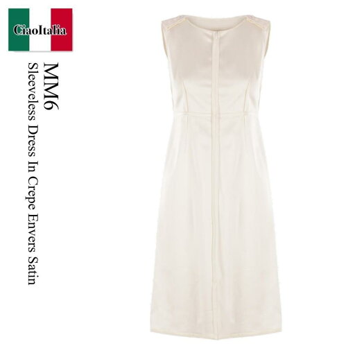 【数量限定・在庫限り・早い者勝ち!】 MM6 / Mm6 Sleeveless Dress In Crepe Envers Satin / S62DA0048M3514 / S62DA0048M3514 3101 / S62DA0048M35143101 / ワンピース 【数量限定・在庫限り・早い者勝ち!】 MM6 / Mm6 Sleeveless Dress In Crepe Envers Satin / S62DA0048M3514 / S62DA0048M3514 3101 / S62DA0048M35143101 / ワンピース