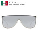 【数量限定・在庫限り・早い者勝ち!】 アズディンアライア / Alaia Mask Sunglasses In Metal / AA0094S002 / AA0094S002 99 / AA0094S00299 / サングラス(4)