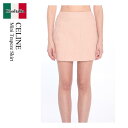 【数量限定・在庫限り・早い者勝ち!】 セリーヌ / Celine Trapeze Mini Skirt In Wool Natte / RJ00M0774 / ...