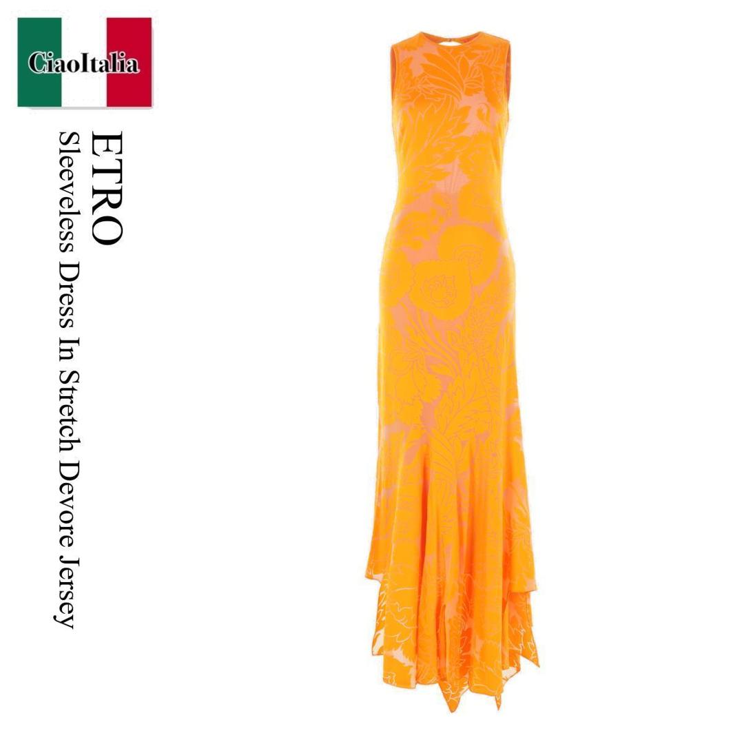 【数量限定・在庫限り・早い者勝ち!】 エトロ / Etro Sleeveless Dress In Stretch Devore Jersey / WRHA0 251 / WRHA0 33299IAD24A0 251 / WRHA0251 / WRHA033299IAD24A0251 / ワンピース
