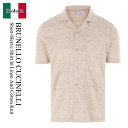 【数量限定・在庫限り・早い者勝ち!】 ブルネロクチネリ / Brunello Cucinelli Short-Sleeve Shirt In Linen And...
