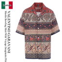 【数量限定・在庫限り・早い者勝ち!】 バレンチノ / Valentino Garavani Muslin Bowling Shirt / 6V0AA111AUW...