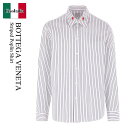 【数量限定・在庫限り・早い者勝ち!】 ボッテガ・ヴェネタ / Bottega Veneta Striped Poplin Shirt / 832804 V2FD...