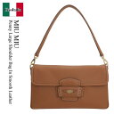 【数量限定・在庫限り・早い者勝ち!】 ミュウミュウ / かばん / カバン / Miu Miu Penny Large Shoulder Bag In Smoo...
