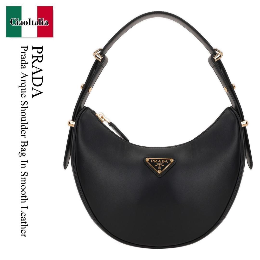 【数量限定・在庫限り・早い者勝ち!】 プラダ / かばん / カバン / Prada Prada Arque Shoulder Bag In Smooth Leather / 1BC194 F0002 / 1BC194 VOOOASK F0002 / 1BC194F0002 / 1BC194VOOOASKF0002 / ショルダーバッグ・ポシェット
