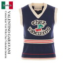 【数量限定・在庫限り・早い者勝ち!】 バレンチノ / Valentino Garavani Cotton Knit Vest / 7B3KM06E9HM / 7...