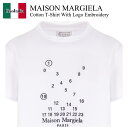 【数量限定・在庫限り・早い者勝ち!】 メゾン マルジェラ / Maison Margiela Cotton T-Shirt With Logo Embroide...