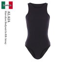 【数量限定・在庫限り・早い者勝ち!】 アズディンアライア / Alaia Sleeveless Bodysuit In Rib Jersey / AA9B038...