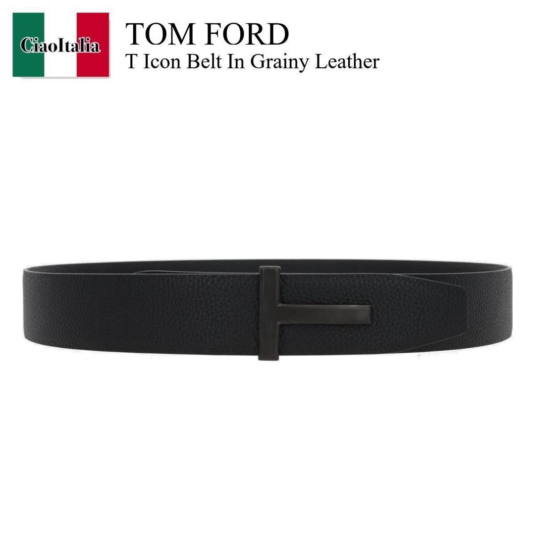 ڿ̸ꡦ߸˸¤ꡦᤤԾ ȥࡦե / Tom Ford T Icon Belt In Grainy Leather / ...