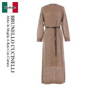 【数量限定・在庫限り・早い者勝ち!】 ブルネロクチネリ / Brunello Cucinelli Abito In Maglia A Rete Con Cint...