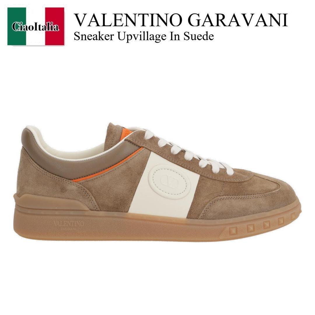 VALENTINO スエード ロゴ スニーカー オレンジ【注目商品】★ r0119701719-1.jpg