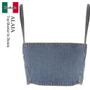 【数量限定・在庫限り・早い者勝ち!】 アズディンアライア / Alaia Top Bustier In Denim / AA9H1245D0 / AA9H1245D0 06B505 / AA9H1245D006B505 / トップスその他(4)