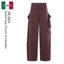 【数量限定・在庫限り・早い者勝ち!】 アズディンアライア / Alaia Round Cargo Trousers In Gabardine / AA9P120...