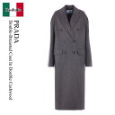 【数量限定・在庫限り・早い者勝ち!】 プラダ / Prada Double-Breasted Coat In Double Cashwool / P617SS ...