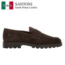 【数量限定・在庫限り・早い者勝ち!】 サントーニ / Santoni Suede Penny Loafers / MGDC18610DTRBSEY / MGDC...