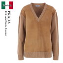 【数量限定・在庫限り・早い者勝ち!】 プラダ / Prada Knit And Suede Sweater / P24T2B F0C59 / P24T2B SO...