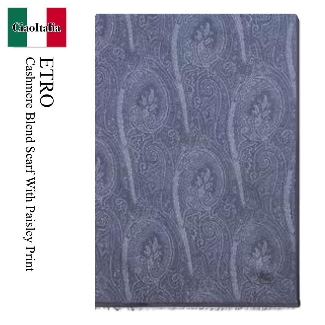 【数量限定・在庫限り・早い者勝ち！】 エトロ / Etro Cashmere Blend Scarf With Paisley Print / MAT..